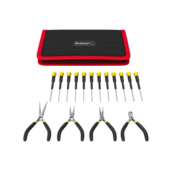 Fleming Supply Fleming Supply 16 Piece Precision Jewelers Tool Set with Case 973248TJR - main